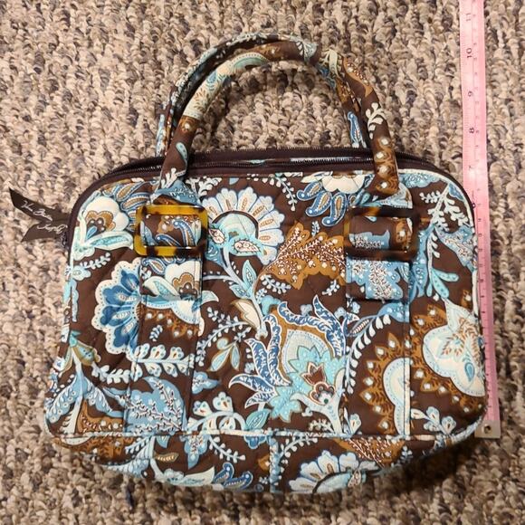 Vera Bradley Java Blue Hand Bag Purse - Picture 3 of 4